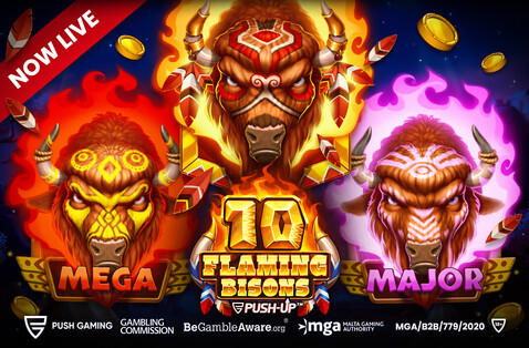 Push Gaming Ignites the Reels with 10 Flaming Bisons