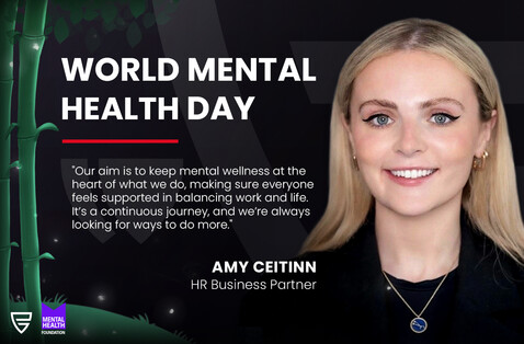 World Mental Health Day Q&A with Senior HR Business Partner, Amy Céitinn