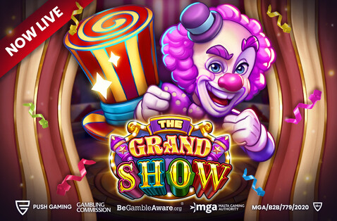 Push Gaming packs features galore into the big top in The Grand Show